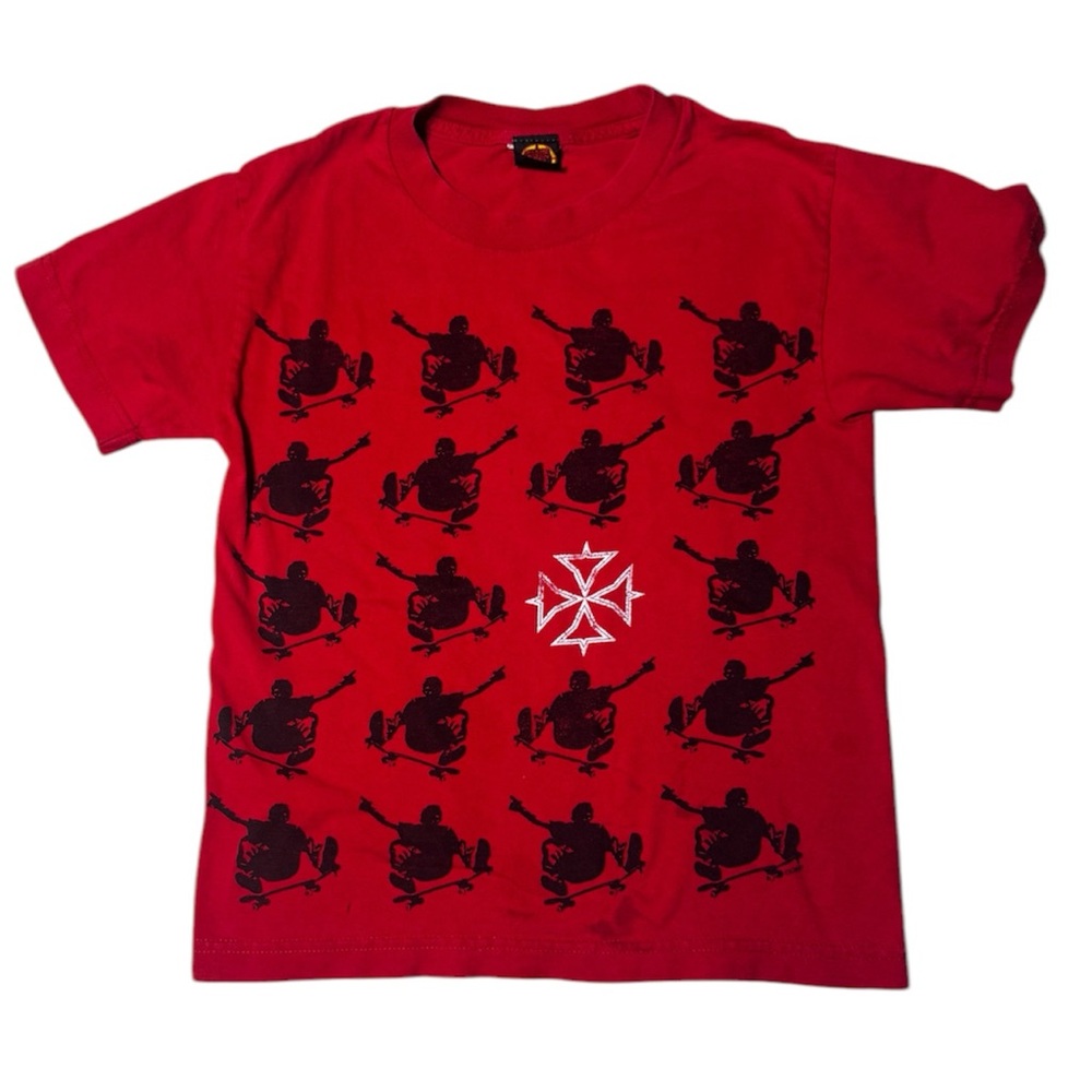Y2K GWP Sport Skate Core Red Graphic T-Shirt Youth Size XL Skateboarding